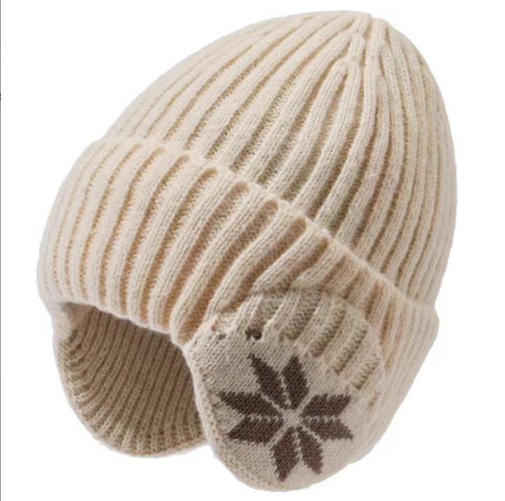Winter Windproof, Cold Proof and Warm Wool Knitted Hat, Protecting The Ears and Head, Skin Friendly and Thickened for Warmth