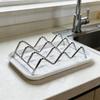 Bathroom Countertop Soap Rack Soap Storage Rack Bathroom Soap Draining Rack Kitchen Wool Sponge Storage Rack