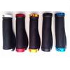 1 Pair Rubber Bike Handlebar Grip Anti-Skid Ergonomic Mountain MTB Cycling Parts Bicycle Grips Black Gold Red Blue