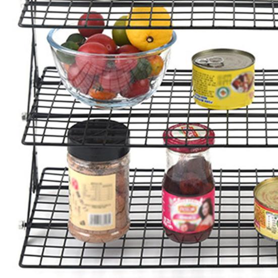 Складная стойка, 4-слойная охлаждающая стойка, антипригарное покрытие, прочная несущая способность, не деформируется, складная стойка для хранения специй