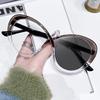 Женские и мужские модные фотохромные очки круглые наружные анти-УФ оптические очки очки винтажные меняющие цвет очки оправы