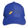 Full Logo Baseball Cap Contrast Two Tone Brim Snapback Flat Bill Strapback Dad Hat