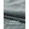 Широкие брюки-костюм FAESSLIN из шелковой смеси с драпировкой