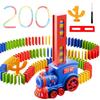 Boono Domino Automatic Installation 200 Pieces Domino Toppling Children Toy Train Domino Toy Gift (Set of 2)
