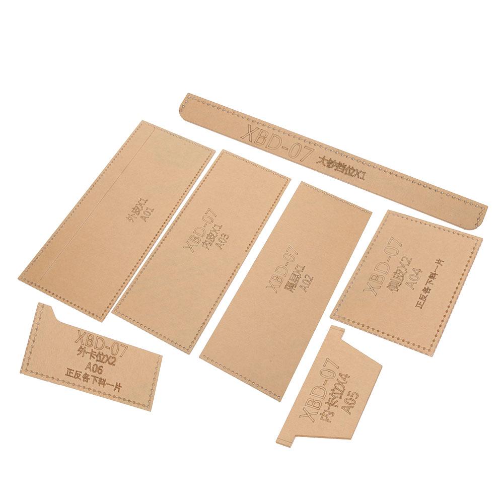 Акриловый шаблон кошелька Прозрачный Ручной DIY Модель кожаного кошелька для короткого кошелька