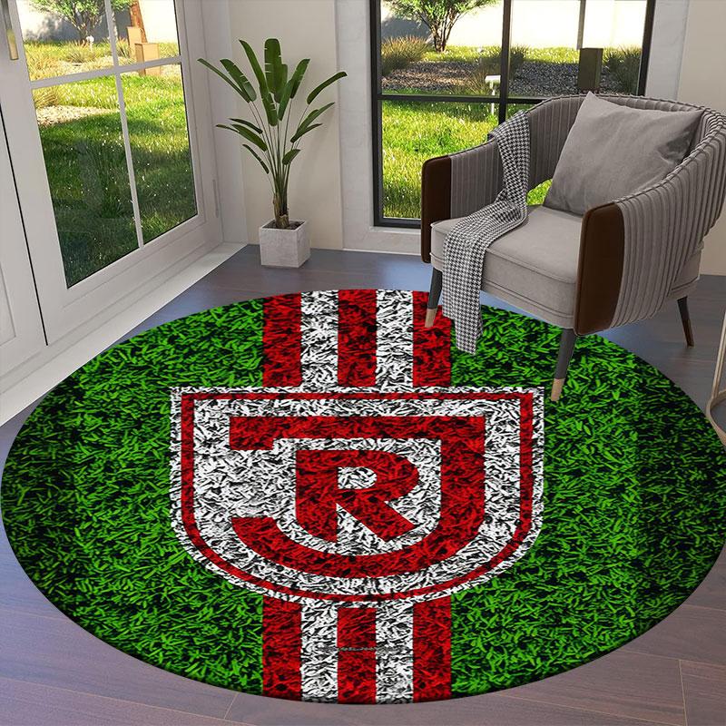 SSV Jahn Regensburg Round Area Rug,Carpet Rug for Living Room Bedroom Sofa Playroom Decor,Non-slip Floor Mat