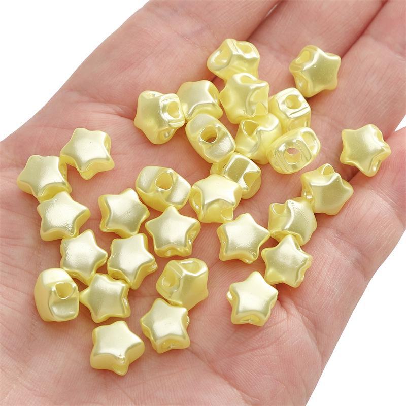 Акриловая перламутровая подвеска в виде звезды для сережек и браслетов своими руками