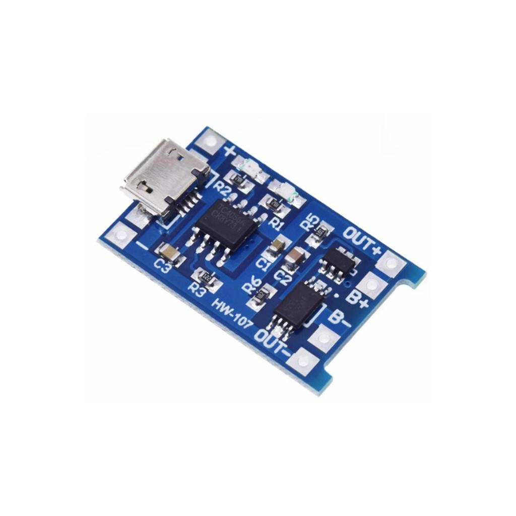 Pack of 10 Charging Module Micros USB Input 18650 Lithiums Battery Protective Board for Projects Supplies Daily Use