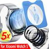 1/2/3/5 шт. Простота установки Закаленное стекло для Xiaomi Watch 5 с комплектом позиционирующей пленки PMMA HD Мягкая пленка для Xiaomi Watch 5