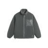 Куртки Li Ning Мужские Серые С воротником-стойкой Умеренные Другие AFDSA67-5
