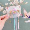Hanchen Ancient Style Hair Accessories for Girls - Tassel Hairpin, Hanfu Ribbon Clip, Princess Duckbill Clip