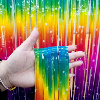 Креативная шторка-бахрома в виде звезды для украшений на День защиты детей