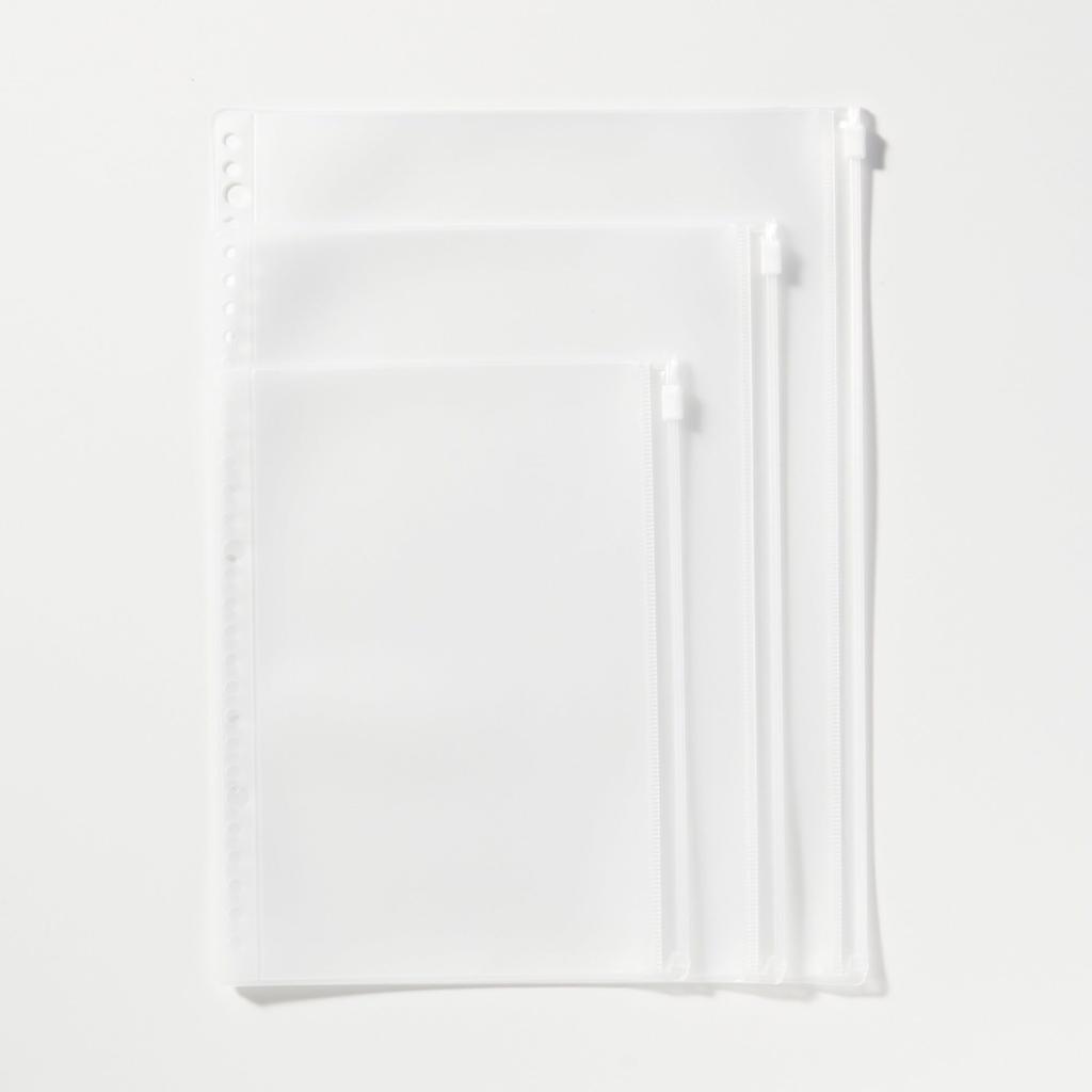 Кейс MUJI из ЭВА для папки формата А5 NAB68A3A на молнии, 20 отверстий