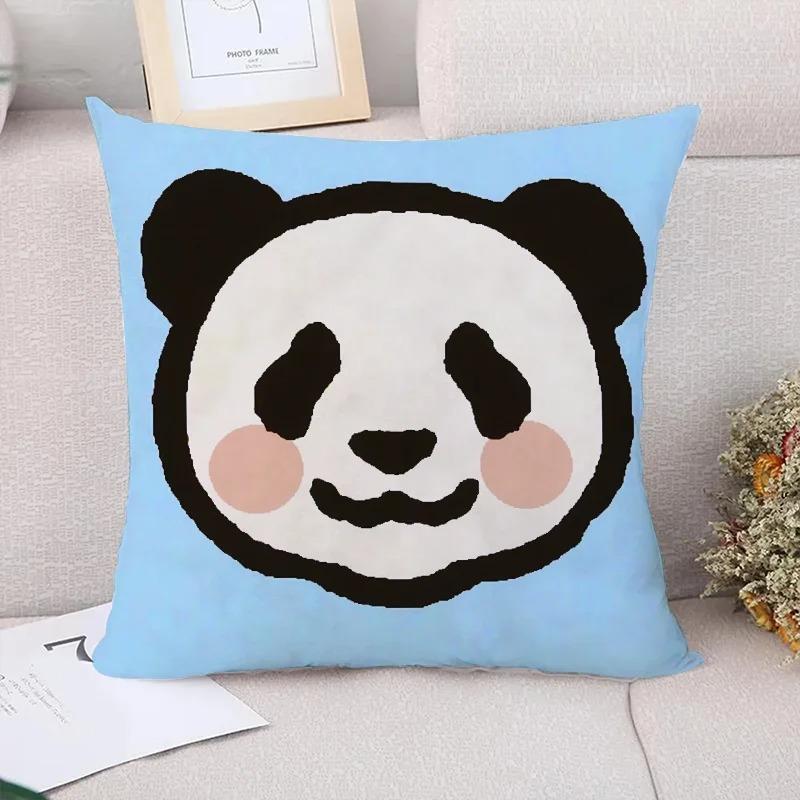 Милая панда Декоративная наволочка для гостиной, офиса, дома, наволочка для автомобиля, украшения