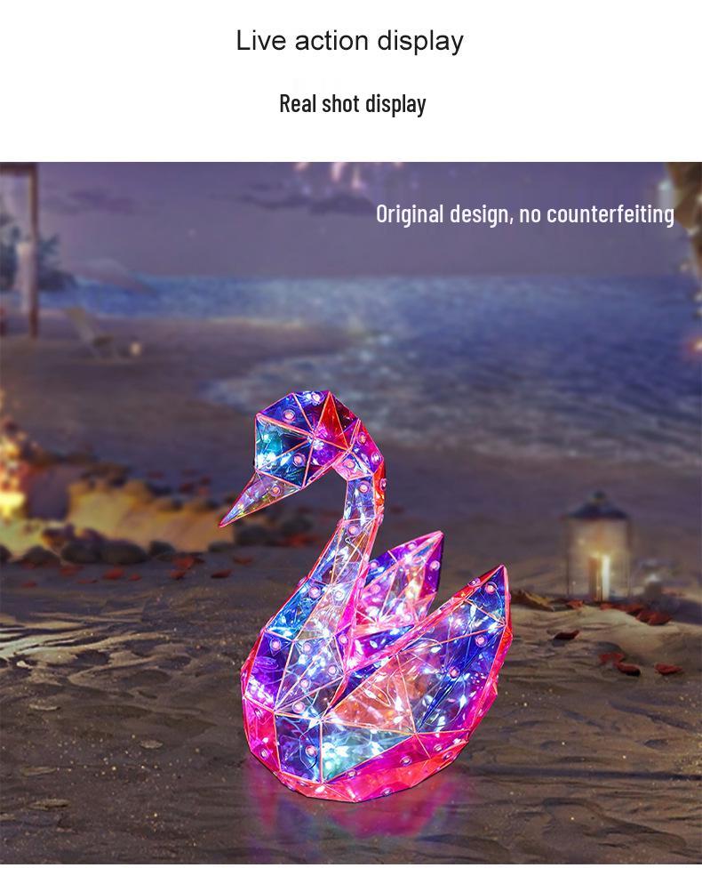 Colorful Swan Light with Luminous Control – Perfect for Graduations, Festival Gifts for Students, Sons, and Daughters