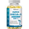 Super Omega-3 Capsules, promote brain health and maintain eye health, 90 capsules