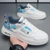 Personalized casual men's shoes spring new fashion trend animation print sports shoes wear-resistant versatile youth board shoes