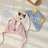 Cartoon Animals Kid Ear Protection Hat Soft Baby Winter Plush Hats  For 8-18 Months