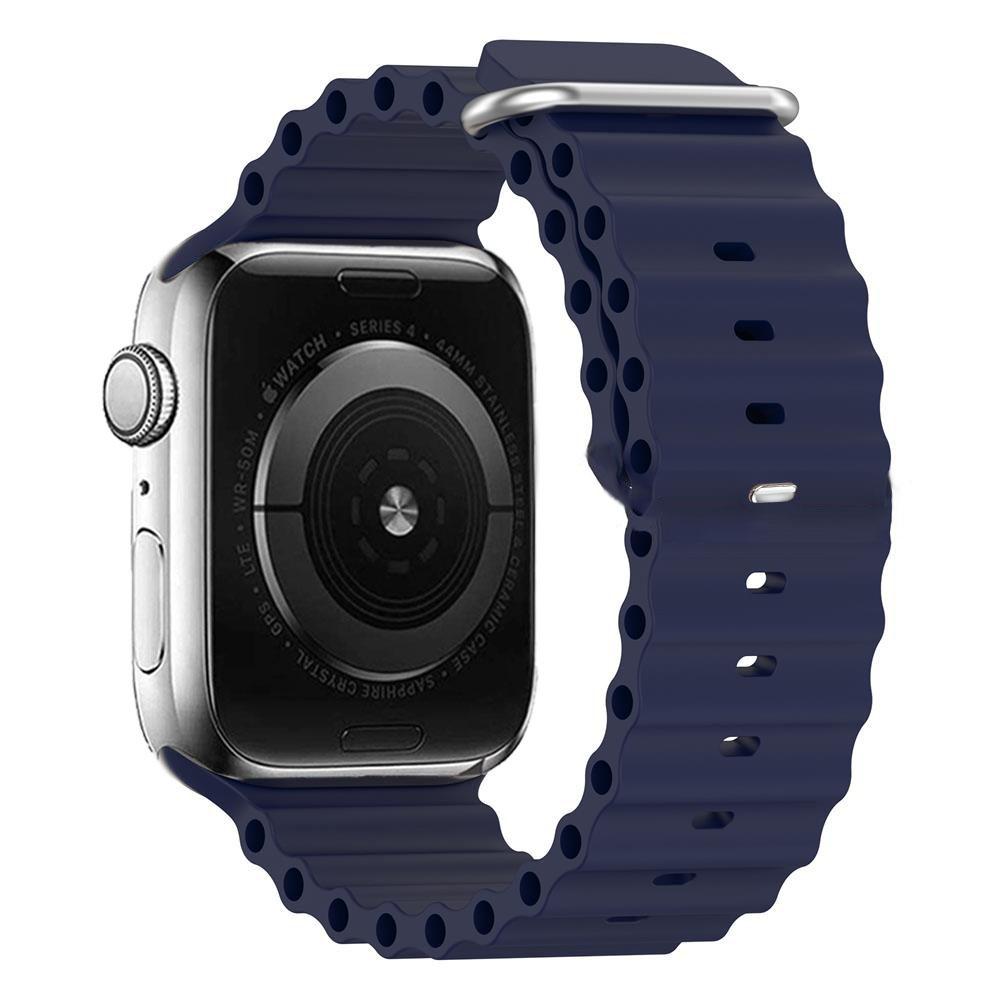 Ocean Strap for apple watch Band 49mm 44mm 40mm 45mm 41mm 46mm silicone bracelet correa iWatch series 7 6 5 3 se 8 9 10 ultra 2