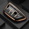Для BMW X1 X3 X5 X6 X7 1 3 5 6 7 Серии G20 G30 G11 F15 F16 G01 G02 F48 Чехол-кожух для ключа Брелок Держатель без ключа Защитный