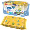 LEC Disney 99% Pure Water Baby Wipes, Soft Type, 80 Wipes X 3 Packs (Toy Story), Additive-Free, Mildly Acidic, Made In Japan