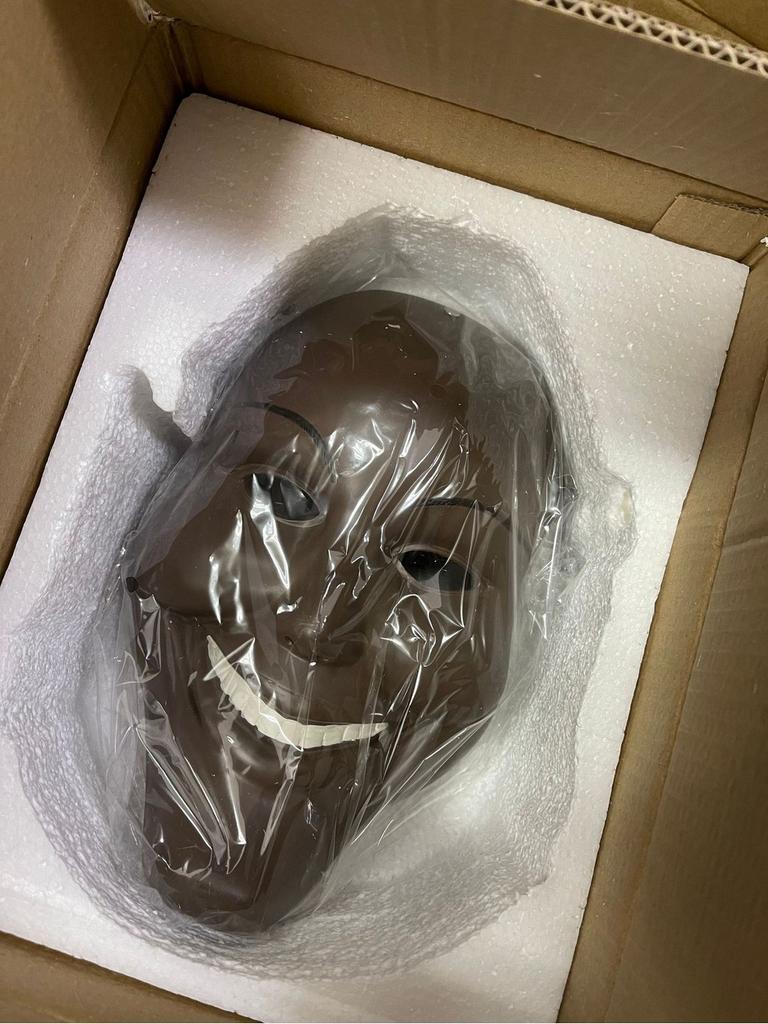 Creepy And Fun Purge Mask With Smiling Face Design Perfect For Halloween Costumes And Live Streaming Events