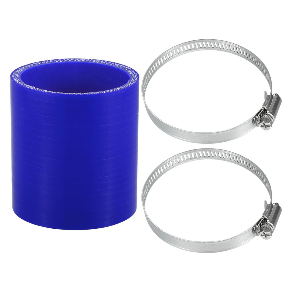 X AUTOHAUX Silicone Hose Silicone Tube with Hose Band Intercooler Turbo Intake Rajeter Hose