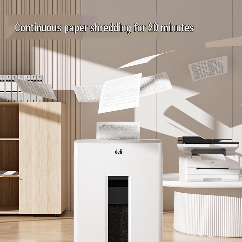 Deli GA155 High-Security Paper Shredder CN plug (adapter included)
