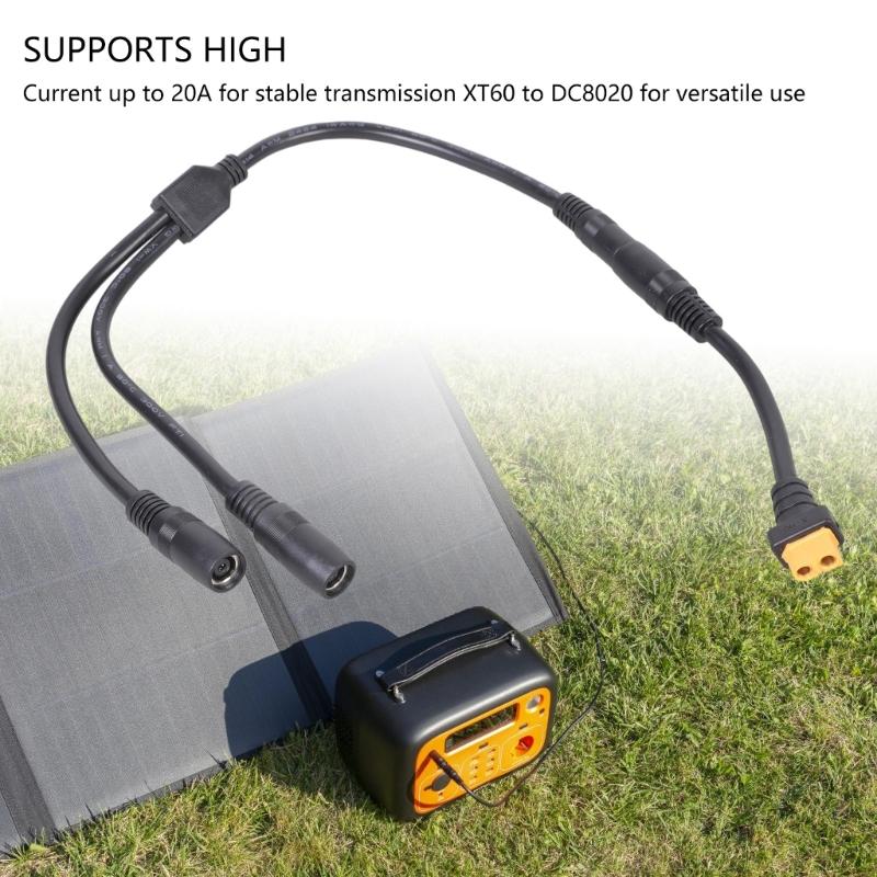 55 см Кабель питания XT60 на двойной DC8020 с медными жилами 14 AWG для шнура зарядки аккумулятора Долговечность