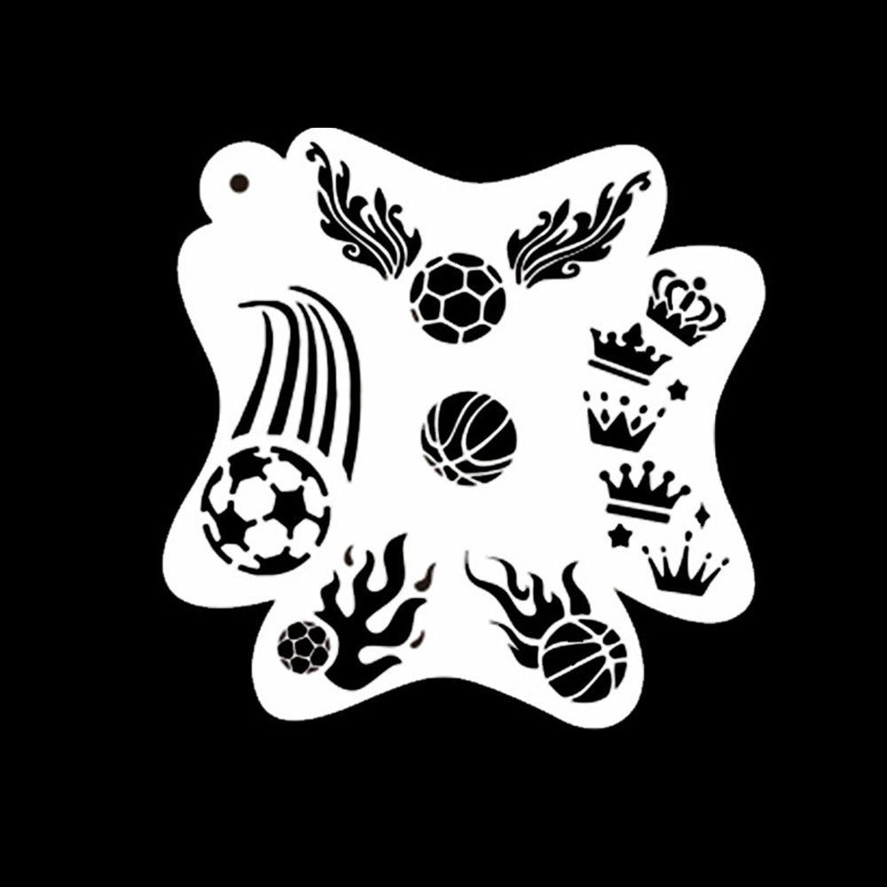 Ручная роспись лица, шаблоны для рисования, многоразовые инструменты для макияжа своими руками, трафареты для рисования боди-арта