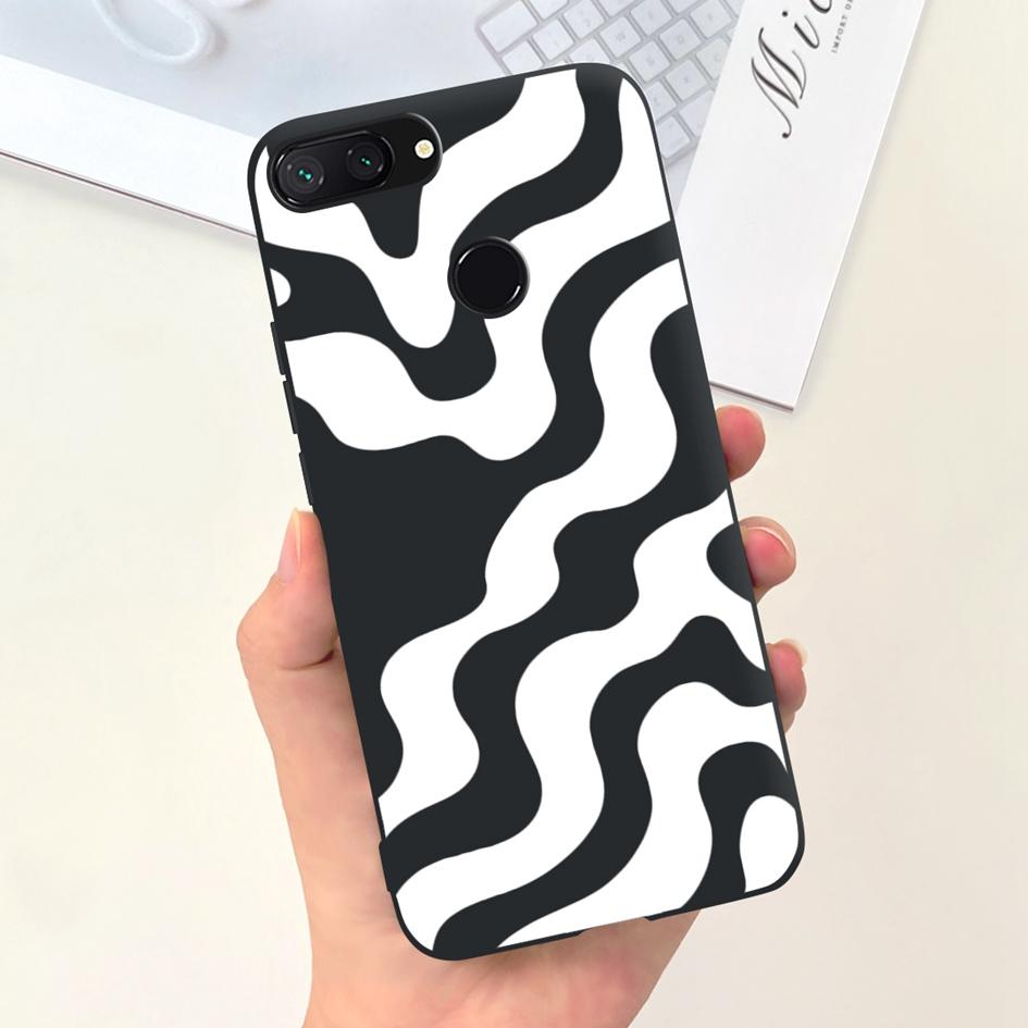 For Xiaomi Mi 8 Lite Case 6.26" Fashion Landscape Girls Bumper Soft Silicone Phone Cover For Xiomi Mi 8 Lite Funda Mi8Lite Pouch