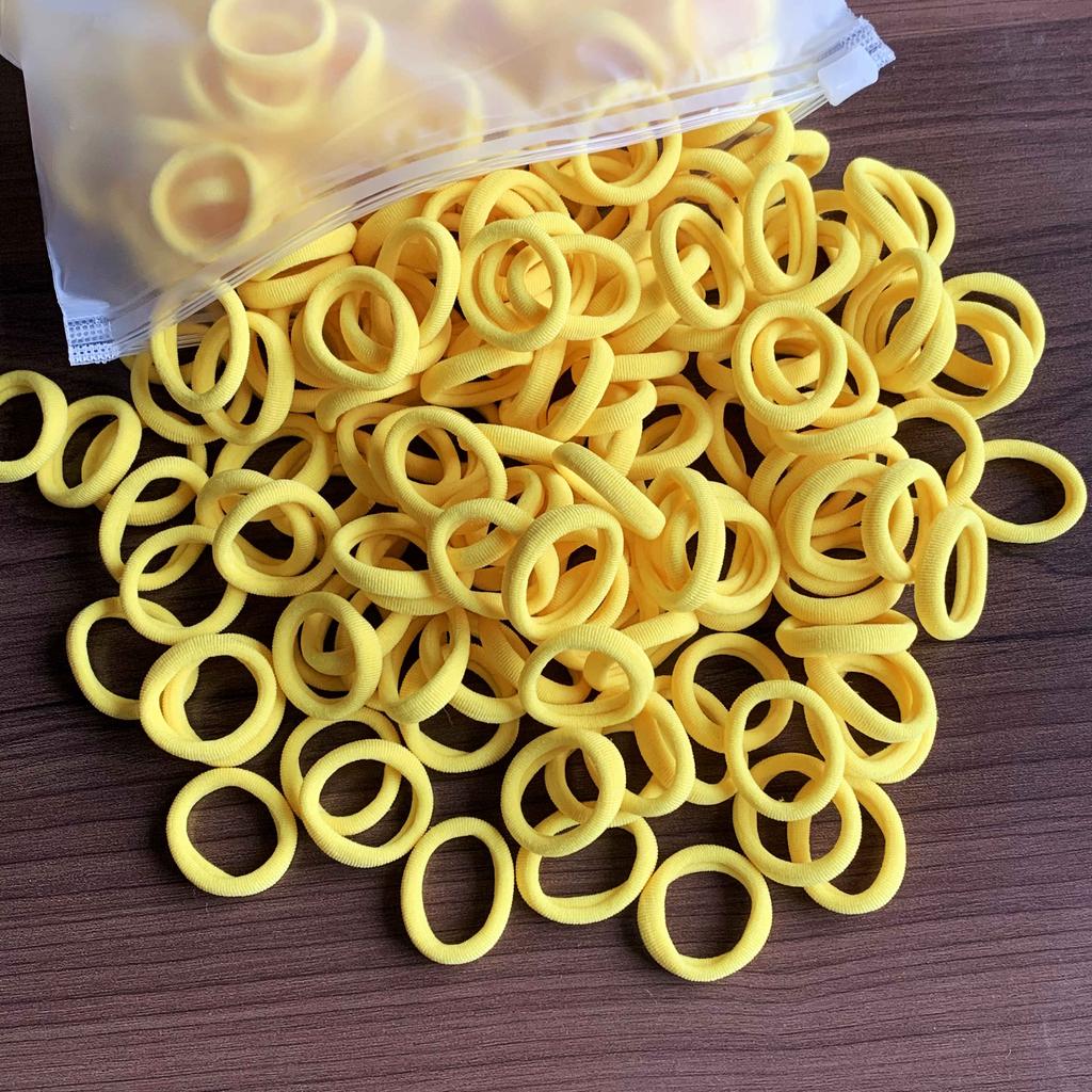 YANRONG 50PCS/Pack Girl Colorful Scrunchie Hair Accessoires Elastic Hair Ties Ponytail Holder Hair Band Headbands Fashion Headwear