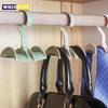 Bag Hat Organizer Hanger 360-degree Rotation Bag Hooks Hanger Handbag Holder For Closet Hanging Organizer Bag Clothing Hanger