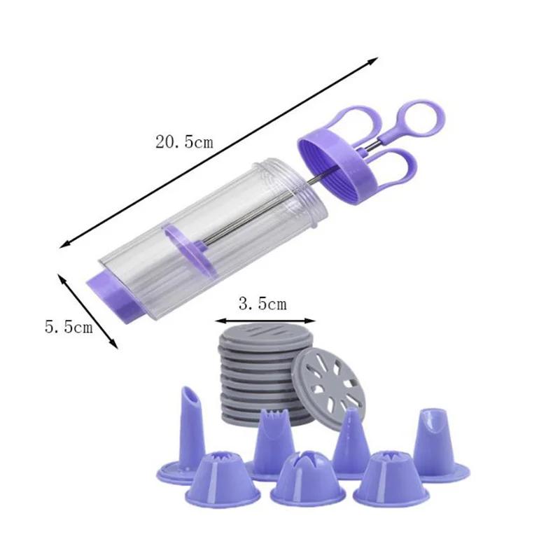 Confectionery Cookie Cream Nozzles Making Pastry Cake Decorating Gun Baking Tool Syringe Extruder Kitchen Gadget DIY Accessories