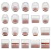 12Pcs/lot Thick Wear-resistant Silicone Floor Protector Chair Leg Caps Anti-slip Pad Table pads