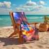 1Pc Space Adventure Stitch Beach Towel, Quick Dry, Multi-Use for Beach Pool Gym Yoga Home Travel, Christmas, Halloween, Xmas Gift S929261