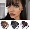 Side Bangs Hair Styling for Women Hair Extension Synthetic False Hair Fringe Hairpieces Air Bangs