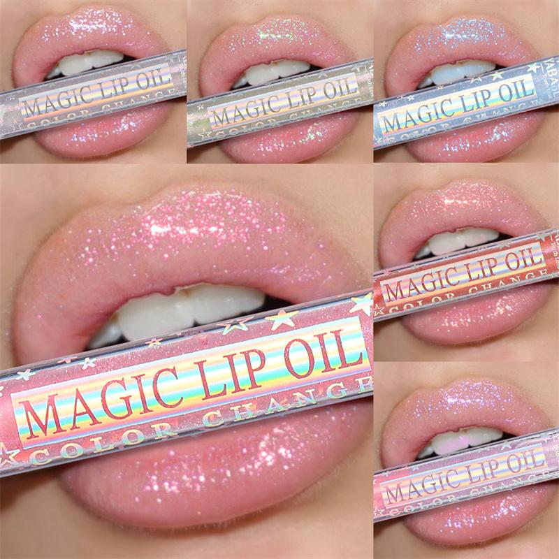 Glitter Hydrating Lip Plump Lip Glaze Removing Wrinkles Lip Gloss Volumizing Anti-crack Lip Balm