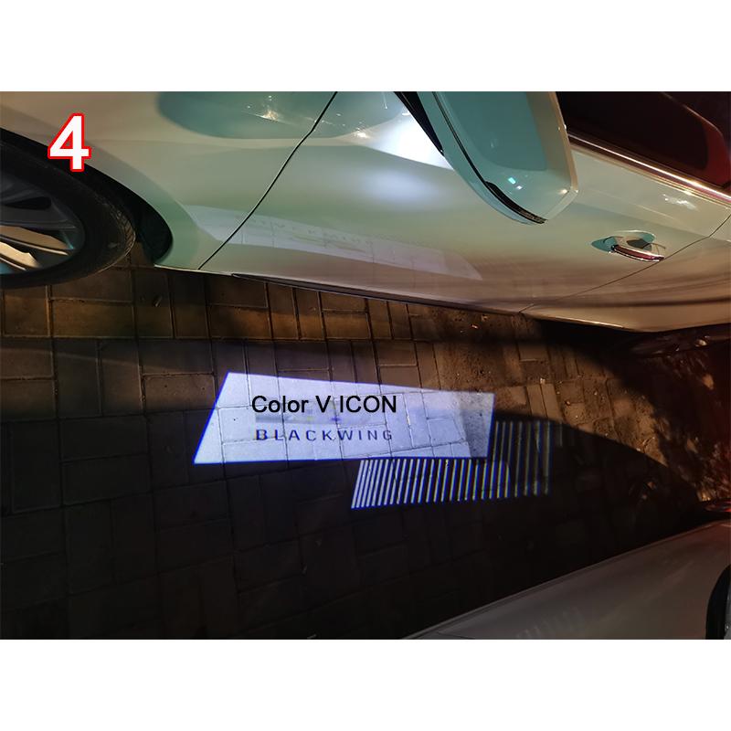 Для Cadillac CT4 CT5 CT6 ATS CTS HD Светодиодный Зеркало Заднего Вида Автомобиля Иконка Приветствия Тень Лазерный Проектор Призрачная Лампа Модификация