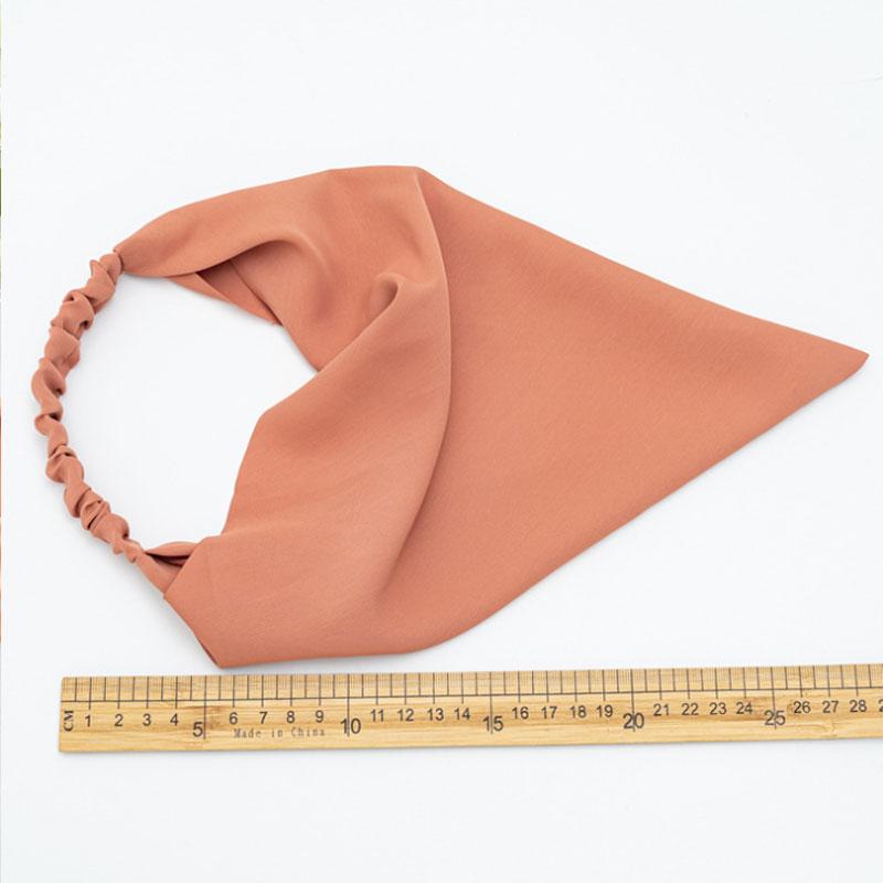 Summer Printting Hair Scarf Scrunchies Vintage Triangle Bandanas Hairband Headband Elastic Hair Bands Headwrap Hair Accessories