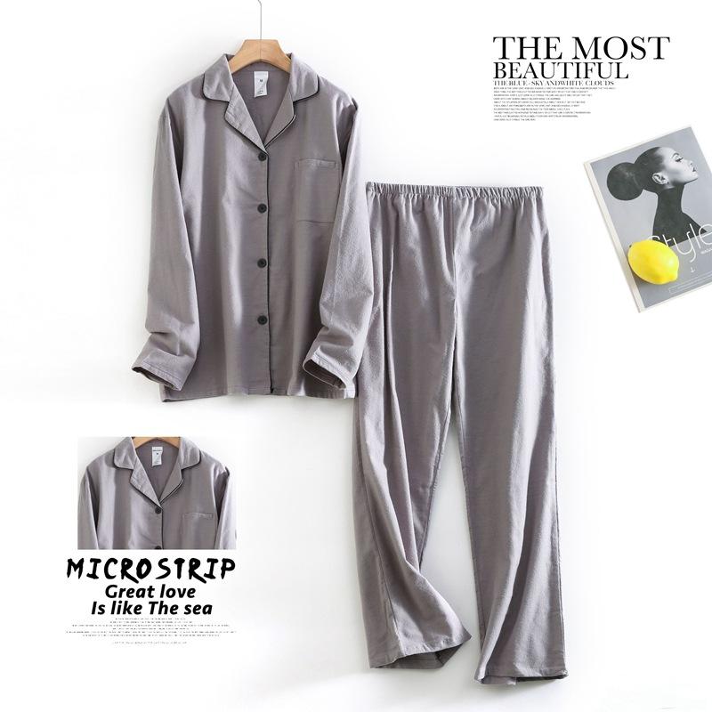 Женская осенне-зимняя пижама с рисунком из мультфильмов из хлопка, теплая, с начесом, домашняя одежда, комплект женской пижамы