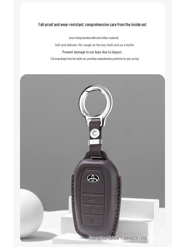 Чехол для ключа Toyota для Camry, RAV4, Corolla, Avalon, Levin, Velenza и Fronlander.