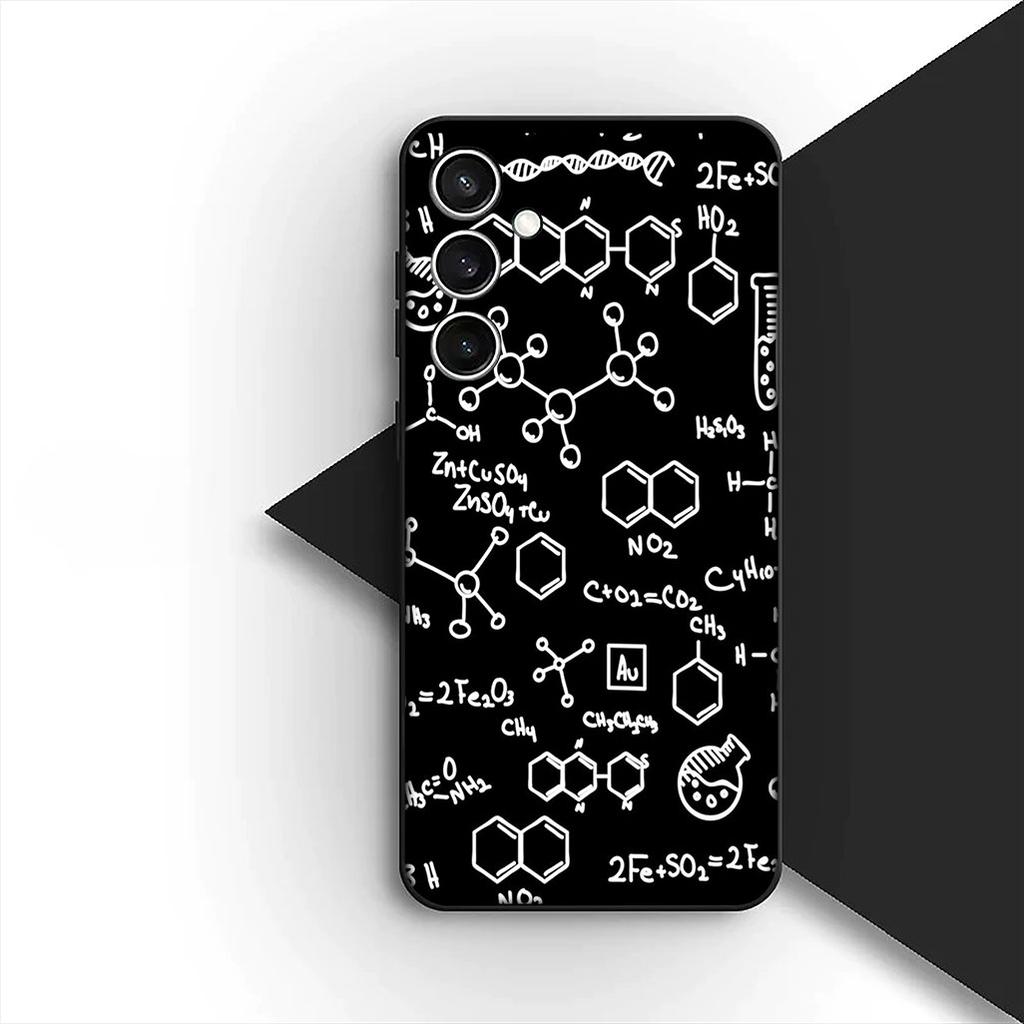 Химико-математическое уравнение Формула Чехол для телефона для Samsung Galaxy S20 S22 S21 FE Ultra Plus A07 A17 A15 A16 A25 A57 A37