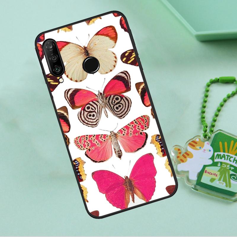 Цветок Бабочка Для Huawei Nova 8i 11i 12i 12s 9 10 SE Y90 Y60 Y70 Y72 Y61 Y91 P20 P30 P40 Lite P60 Pro Чехол