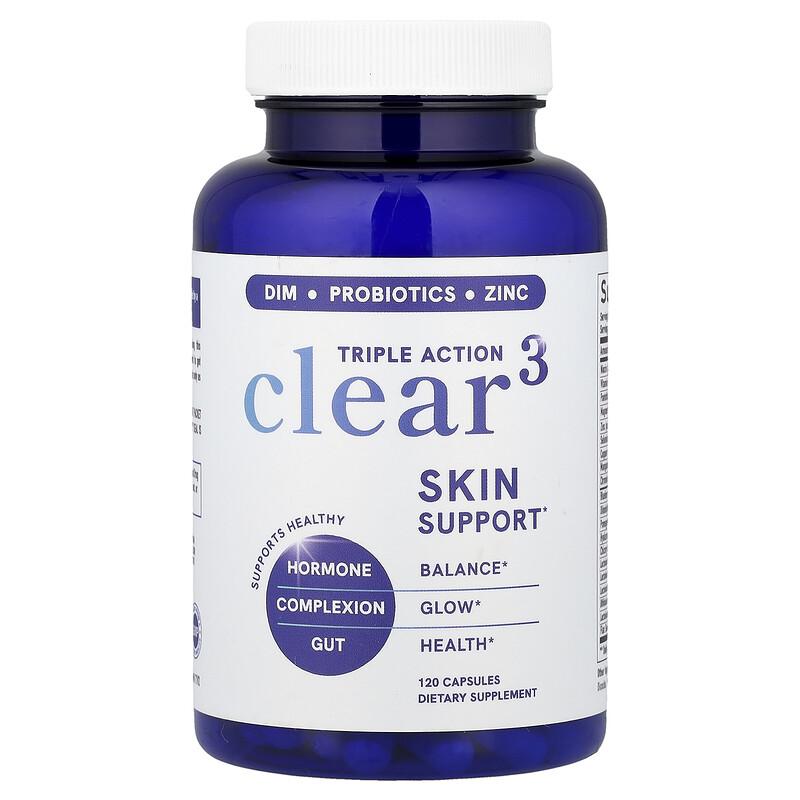 Triple Action Clear 3, 120 Capsules