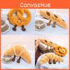 Plush Toast Toy Cute Cartoon Girl Child Bedroom Decoration Scene Doll Baguette