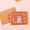 Ins Decoration Letter Paper Foldable Cartoon Greeting Card Blessing Thank Envelope  New Year Gift