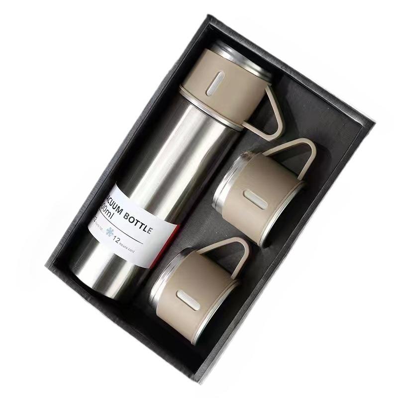 500 мл 304 нержавеющая сталь вакуумный термос бутылка подарочный набор термобутылка для воды офисная деловая кофейная кружка термос посуда для напитков