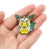 Милый мультяшный металлический значок Пикачу Покемон для любителей питомцев Креативный и стильный аксессуар-пин