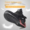 Обувь Steel Bag Head Flying Woven Shoes, модная дышащая, противоударная и противопрокольная обувь для страхования труда, всесезонная защитная обувь